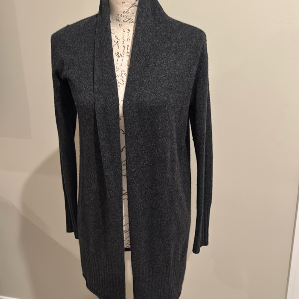 Cashmere Open Front Cardigan